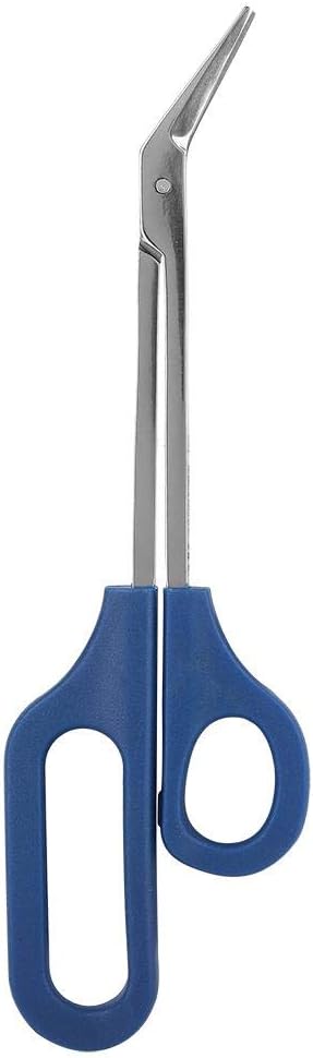 Hilitand Stainless Steel Long Handle Scissors, Large Loop Easy Grip, 7.9x2.4x0.2 Inch