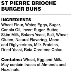 St. Pierre, Brioche Hamburger Buns (4 Count)