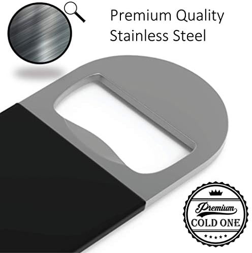 Bartender Bottle Openers, Beer Bottle Openers, Speed Openers 3 Pack by Premium Cold One. Professional Grade: Rubber Coated, Stainless Steel. Large, 7 inch