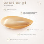 Double Sided Sticky Bra Inserts, Reusable Push Up Adhesive Pads with Padding for Bikini, Swimsuit, Sports Bra