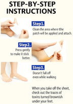 [Pack of 2] Foot Cooling Acupressure Patch – 4 Sheets | Refreshing Foot Sheet with Pressure Nodes 휴족시간 (2)