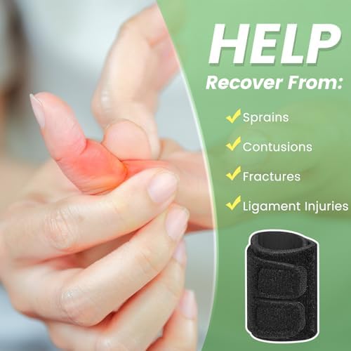 2PCS Finger Buddy Straps for Arthritis Finger Brace for Sport, Basketball, Tennis, Volleyball