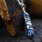 Black Tourmaline Necklace - Natural Healing Crystal Pendant for Powerful Protection from Negative Energy. Stress Relief. Raw Stone Jewelry for Men & Women
