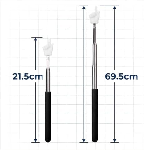 Retractable Finger Pointer Sticks, Foldable Retractable Long Finger Pointer Sticks for Schools, a Classroom Essential.
