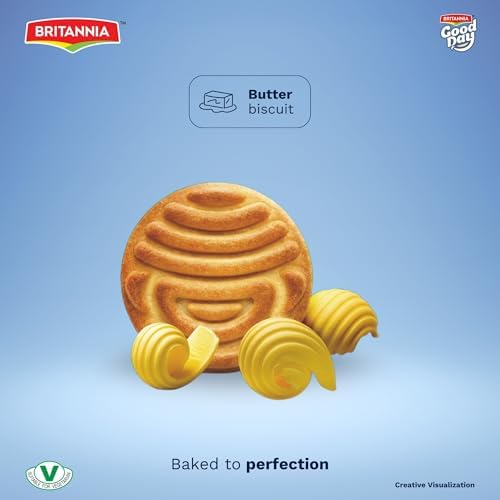 Britannia Good Day Butter Cookies 648g (22.8 oz) Family Pack | Crispy Butter Biscuits for Tea, Snacks & Parties