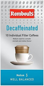 Rombouts Decaffeinated Individual Filter Coffees (10) - Pack of 2