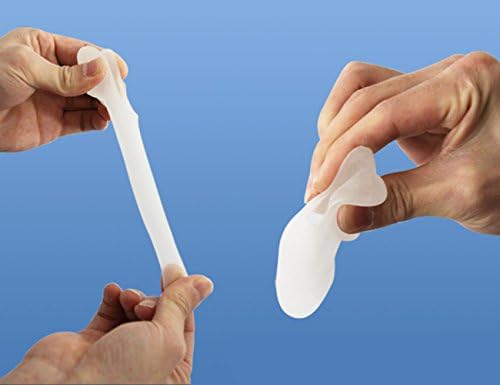Elitzia Foot Care Hallux Valgus Single Hole Silicone Toe Separator Daily-use Two Size ETFT006 (Size S for small toe)