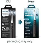 Philips Sonicare 4100 Series Electric Toothbrush - Sonic Toothbrush with Advanced Sonic Technology, Pressure Sensor, Two Intensity Settings, Smartimer & Quadpacer, Black, Model HX3681/24