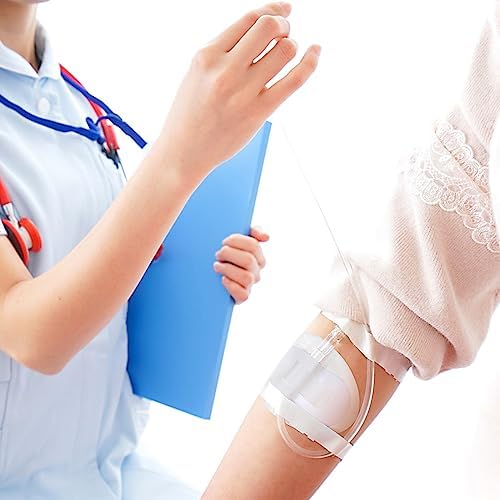 EXCEART 10pcs Catheter Stabilization Device Legband Holder Sticker Catheter Tube Holder Perspiration Holes Legband Holder Urine Bag Holder Care, White, 11X6.5X0.5CM