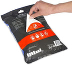 Brabantia PerfectFit Trash Bags (Size D/4.4-5.3 Gal) Thick Plastic Trash Can Liners with Drawstring Handles (40 Bags)