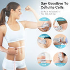 Cellulite Massage Tool，Body Sculpting Machine，Adjustable Cellulite Massager Electric Fat Remover with 5 Massage Pads for Belly Waist Butt Arms Legs Stomach Fat - Gift for Women & Men