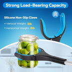 Grabber Reacher Tool - 43” Extra Long Foldable Gripper and Reaching Tool - Heavy Duty Pick Up Stick Grabbers for Seniors, Trash, Surgery Recovery Must Haves Gifts (Blue-43in)