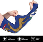 National Emblem Of Mississippi Arm Sleeves Cover Uv Sun Protection For Sports Running Golf Cycling Hiking