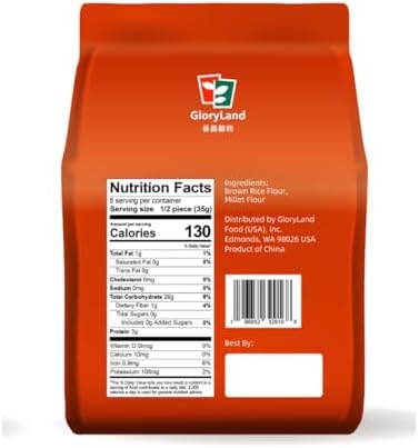 Gloryland Brown Rice and Millet Noodles (10oz) - Pack of 6