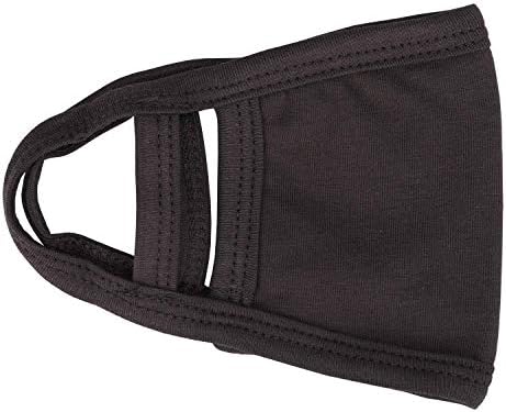 Trimming Shop Kids Face Mask Reusable Washable Face Covering for Children 2 Ply Face Mask, Cotton Face Mask Breathable Safety Mask Protection from Pollution, Grey, 14cm x 10cm, 1pc