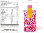 Valentines Sprinkles for Cake Decorating, Pink, Red and White Heart Sprinkles,3oz Pink Heart Pearl Sprinkles for Valentines Cookie Baking Cupcake Toppers
