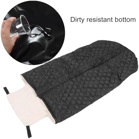 Wheelchair Blanket for Adults, with Zipper and Villus Waterproof Plush Wheelchair Warmer Cover Universal Wheelchair Accessory for Cold Weather