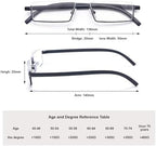 4 Pack Reading Glasses for Men Readers Blue Light Blocking with Case (Black Brown Blue Grey, 1.5, multiplier_x)