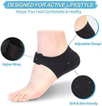 Thicker Heel Cushion Cups for Heel Pain Relief, Plantar Fasciitis & Heel Spur Support, Inserts for Pressure Sores