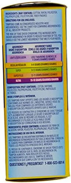Tampax Tampons with Flushable Cardboard Applicator - Regular - 20 ct - 2 pk