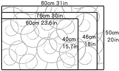 Joelmat Watch Your Step Entrance Non-Slip Indoor Rubber Door Mats for Front Door/Bathroom/Garden/Kitchen/Bedroom 31" x 20"