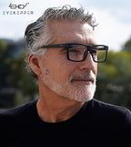 Eyekepper 5-pack Oversized Reading Glasses Square Large Frame Readers for Men and Women - Black +2.25