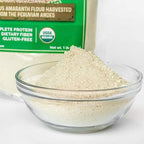 HerbaZest Amaranth Flour Organic – 1 LB – USDA Certified, Vegan & Gluten Free Superfood – Perfect for Baked & Non-Baked Goods, Savory Dishes & More