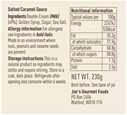 Joe & Seph's Salted Caramel Sauce 230g - Pack of 2