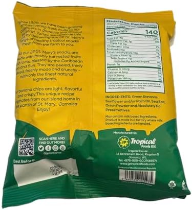 St. Mary's Banana Chips 1.06 oz (Pack of 20)