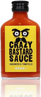Crazy Bastard Habanero & Tomatillo Hot Sauce- 100ml