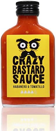 Crazy Bastard Habanero & Tomatillo Hot Sauce- 100ml