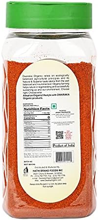 Dwaraka Organic - Chili Powder, 7oz, Healthy, Organic, Non GMO, All Natural