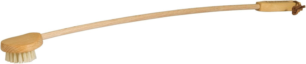 Redecker Natural Pig Bristle Back Scratcher Brush with Oiled Beechwood Handle, 20-1/2-Inches