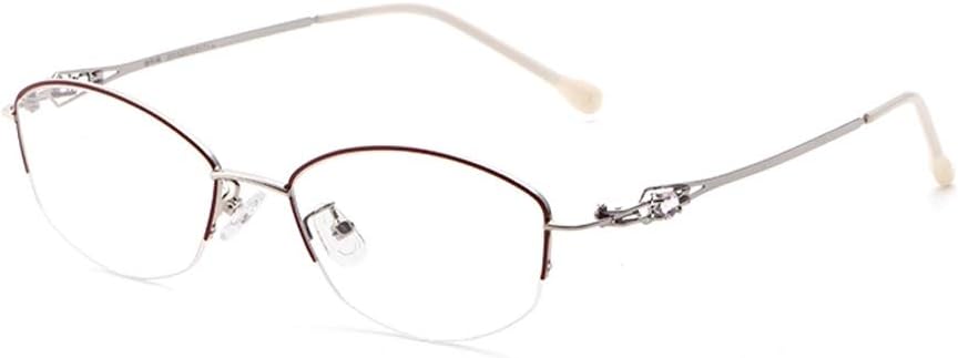 Super Light Old Reading Glasses, AR Anti-Reflective Coating, Eyeglasses, Blue Light Blocking, Anti Glare, Quality Readers (Color : Silver, Size : 2.0)