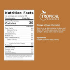 Tropical Goodness Organic Coconut Palm Sugar — 16 oz (1 lb) | USDA Organic • Kosher • Vegan • Non-GMO | Natural Low-Glycemic Sweetener for Baking, Coffee, & Cooking — Sustainable, Unrefined Tropical Flavor