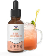 Brewch Pink Lemonade Extract 2oz | Natural, Sugar-Free, Water-Soluble, 2x Super Strength Lemonade Flavoring for Making Natural Beverages, Syrups, Homebrew, Cocktails, Frosting & Baking