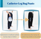 Catheter Leg Bag Pants, Urine Bag Holder Pants for Men/Women