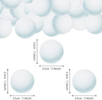 48 PCS Edible Golf Cupcake Toppers Wafer Paper Sports Balls Golf Cupcake Picks Edible Golf Cupcake Decorations for Sports Golf Ball Theme Baby Shower Kids Birthday Party Cake Decoration Supplies