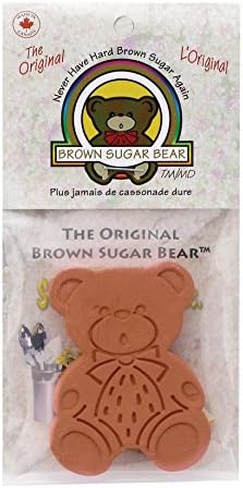 Brown Sugar Bear Original Brown Sugar Saver and Softener, Terracotta, Pack of 2
