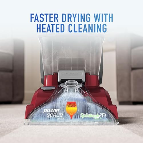 Hoover PowerScrub Deluxe Carpet Cleaner Machine for Carpet and Upholstery, Deep Cleaning Carpet Shampooer Machine with Multi-Purpose Tools, Pair with Hoover Carpet Cleaner Solution