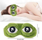 3D Frog Eyes Sleep Mask,Funny Eye Masks for Sleep Cute Animal Eye Mask Family Fun Holiday Gift (2 Pair)