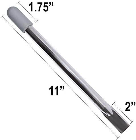 Rehabilitation Advantage 9 Inch Premium Wheelchair Brake Lock Handle Extensions. Package Contains Two Nine Inch Extenders. Durable Construction. Easy Installation. 2 Pack
