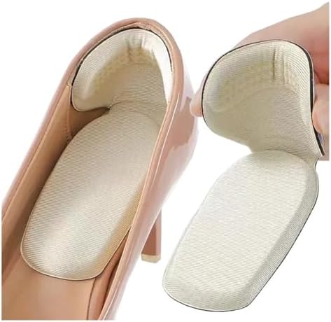 Heel Cushions,Heel Pads for Shoes,2pcs Shoes Insoles Patch Heel Pads for Women High Heel Shoes Back Sticker Sport Shoe Adjustable Size Feet Pad(Black (5mm))