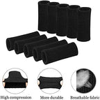 Finger Arthritis Sleeves (30Pcs), Elastic Thumb Splint Brace Support Protector Finger Compression Sleeve for Arthritis Joint Pain Relief, Breathable Fingers Tape for Triggger Fingers Sports Aid Support