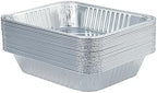 Aluminum Pans 9x13 Disposable Foil Pans (10 Pack) Half Size Deep Steam Table Pans Extra Thick for Baking, Cooking, Roasting, Heating, Serving & Lining Steam-Table Trays