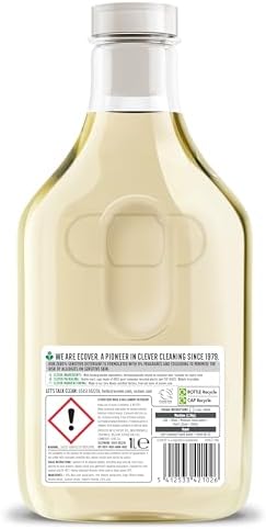 Ecover Non-Bio Zero Wool and Mild Detergent, Liquid for Allergy Sufferers and Sensitive Baby Skin, 22 Loads, 1 Litre