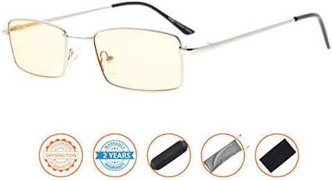 CessBlu Blue Light Blocking Reading Glasses Bendable Bridge Computer Eyeglasses Women Men Readers