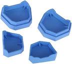 Dental Model Base Set Anself Dental Lab Former Base Kit Dental Impression Trays (6pcs Dental Model Base Set)