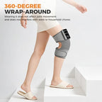 YAZHI Cordless Knee Massager for Pain Relief – Electric Heated Knee Brace, 5 Heat Levels & 3 Massage Modes, Gifts for Men and Women 2pack