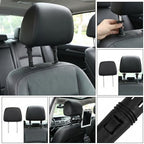 5Pcs Adjustable Locking Car Seat Headrest Guide Inserts Durable Plastic Headrests Post Guide Tubes for Front Seat Maintenance and Comfortable Support